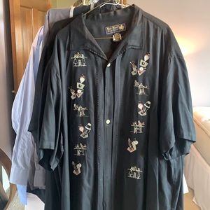 Nat Nast 100% silk shirt